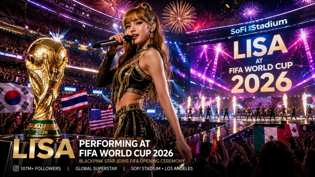 BLACKPINK’s Lisa Set to Shine at FIFA World Cup 2026 Opening Ceremony