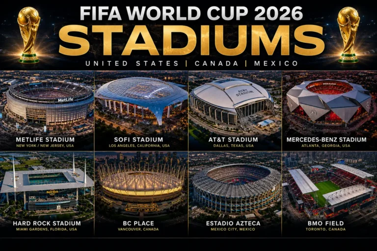 FIFA World Cup 2026 Stadiums All 16 Venues, Capacity & Host Cities